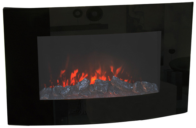 Купить Настенный электрический камин Bonfire EL1118 (закругленная форма) - inkamin.com.ua