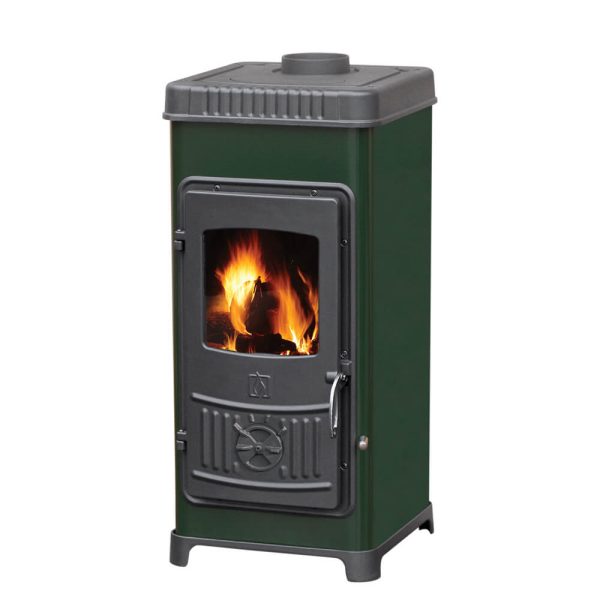 Купить Печка дровяная Plamen Dora 8 N (green) - inkamin.com.ua