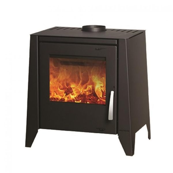 Купить Печь-камин INVICTA AURES стальная черная 6488-00 - inkamin.com.ua