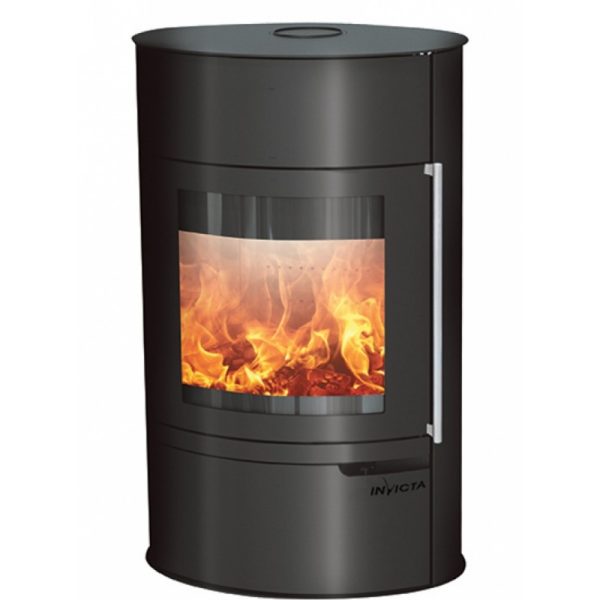 Купить Печь-камин INVICTA TANA ON BASE  стальная черная 6488-21 - inkamin.com.ua