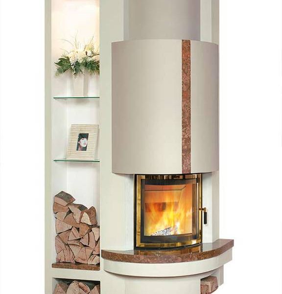 Купить Угловой округлый камин HARK 1/149 - inkamin.com.ua