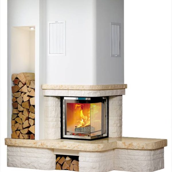 Купить Угловая камин из мрамора HARK 11/222 - inkamin.com.ua
