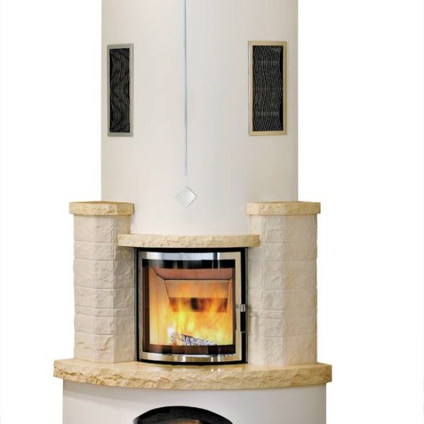 Купить Округлый мраморный камин HARK 11/229 - inkamin.com.ua