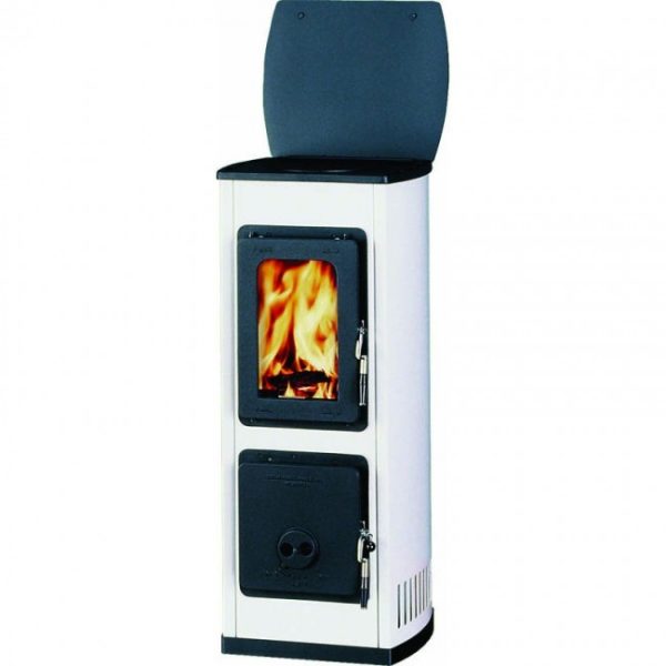 Купить Печь-камин Thorma Milano II Termoplate (белая) - inkamin.com.ua
