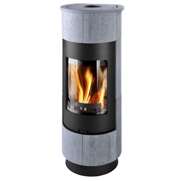 Купить Печь-камин Thorma Cadiz (черный) - inkamin.com.ua