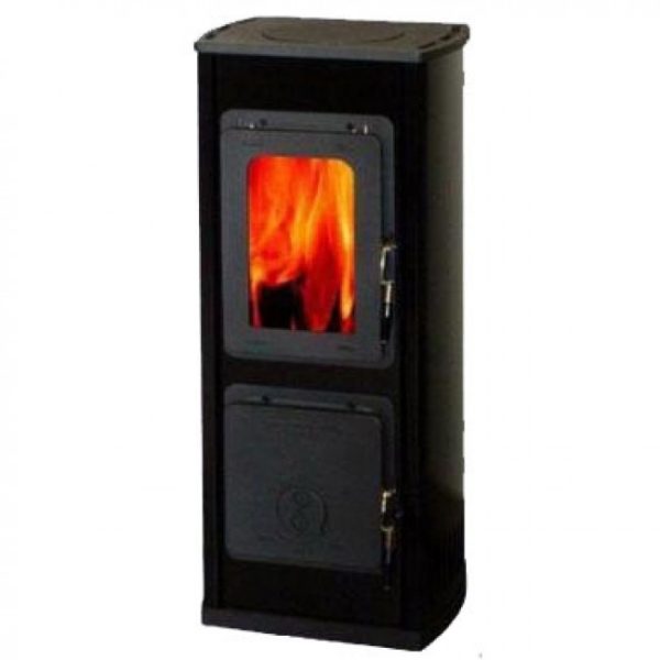 Купить Печь-камин Thorma Verona (черная) - inkamin.com.ua