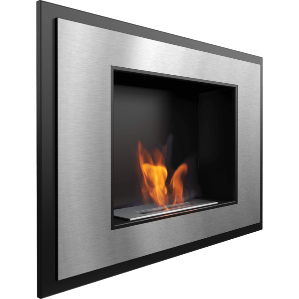 Купить Биокамин Kratki ALPHA шлифованая сталь TÜV - inkamin.com.ua