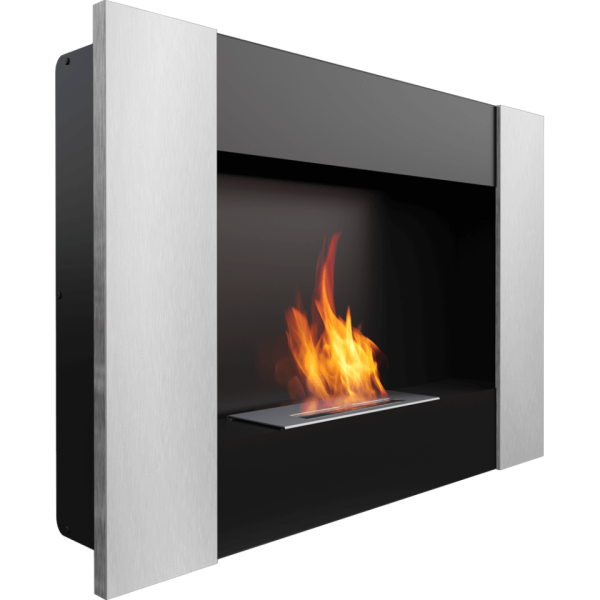 Купить Биокамин Kratki BRAVO 2 шлифованная сталь TÜV - inkamin.com.ua