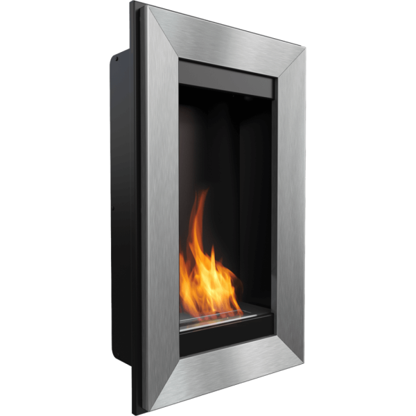 Купить Биокамин Kratki CHARLIE 2 шлифованая сталь TÜV - inkamin.com.ua