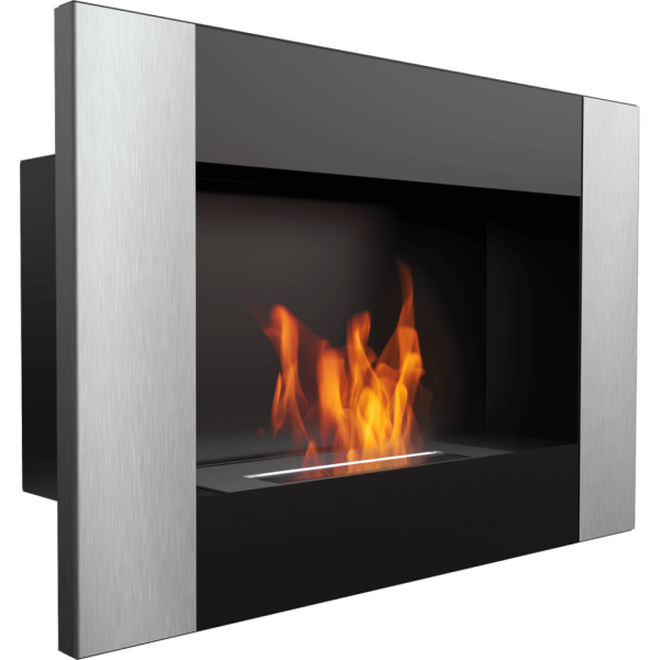 Купить Биокамин Kratki DELTA черный вертикаль TÜV - inkamin.com.ua